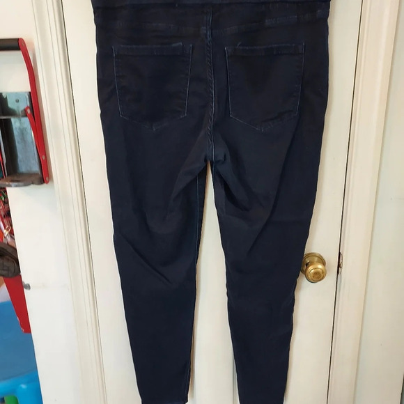Lane Bryant High-Rise Sateen Pull-On Jegging - Dark Rinse Wash Size 18 - Picture 7 of 9